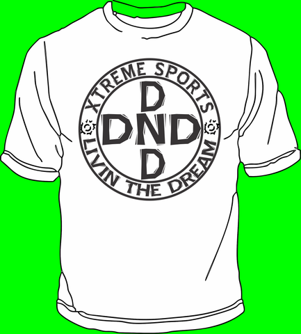 DND Circle design Kids white t shirt - DND XTREME
 - 1