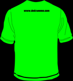 DND Circle design Kids neon green t shirt - DND XTREME
 - 2