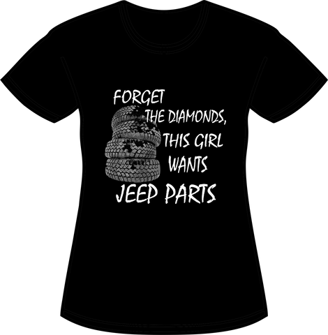Forget The Diamonds, Jeep Parts White - DND XTREME
